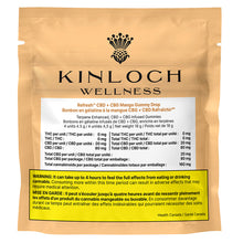 Load image into Gallery viewer, Refresh™- CBG + CBD Mango Gummy Drop-010