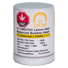 Charger l'image dans la galerie, 2:1 CBD/THC Lemon Zest Balanced Bubble Hash-02