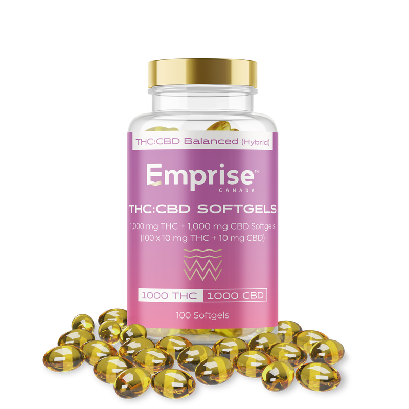 1,000 mg THC + 1,000 mg CBD Softgels-01