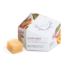 Load image into Gallery viewer, Real Fruit Peach 5:1 CBD:THC Gummies-01
