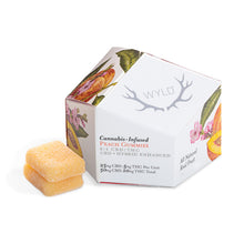 Load image into Gallery viewer, Real Fruit Peach 5:1 CBD:THC Gummies-01