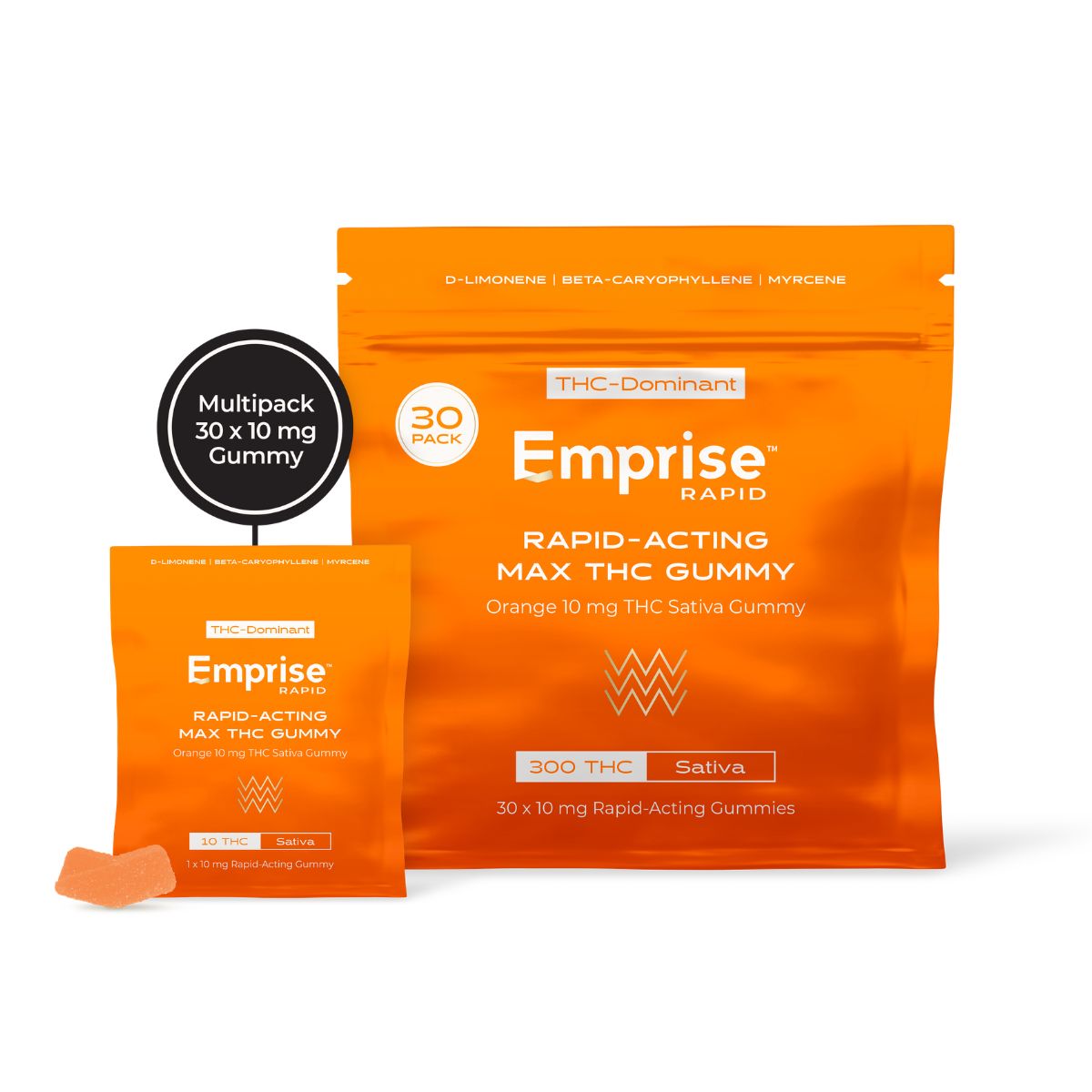 Orange THC Sativa Gummy-01