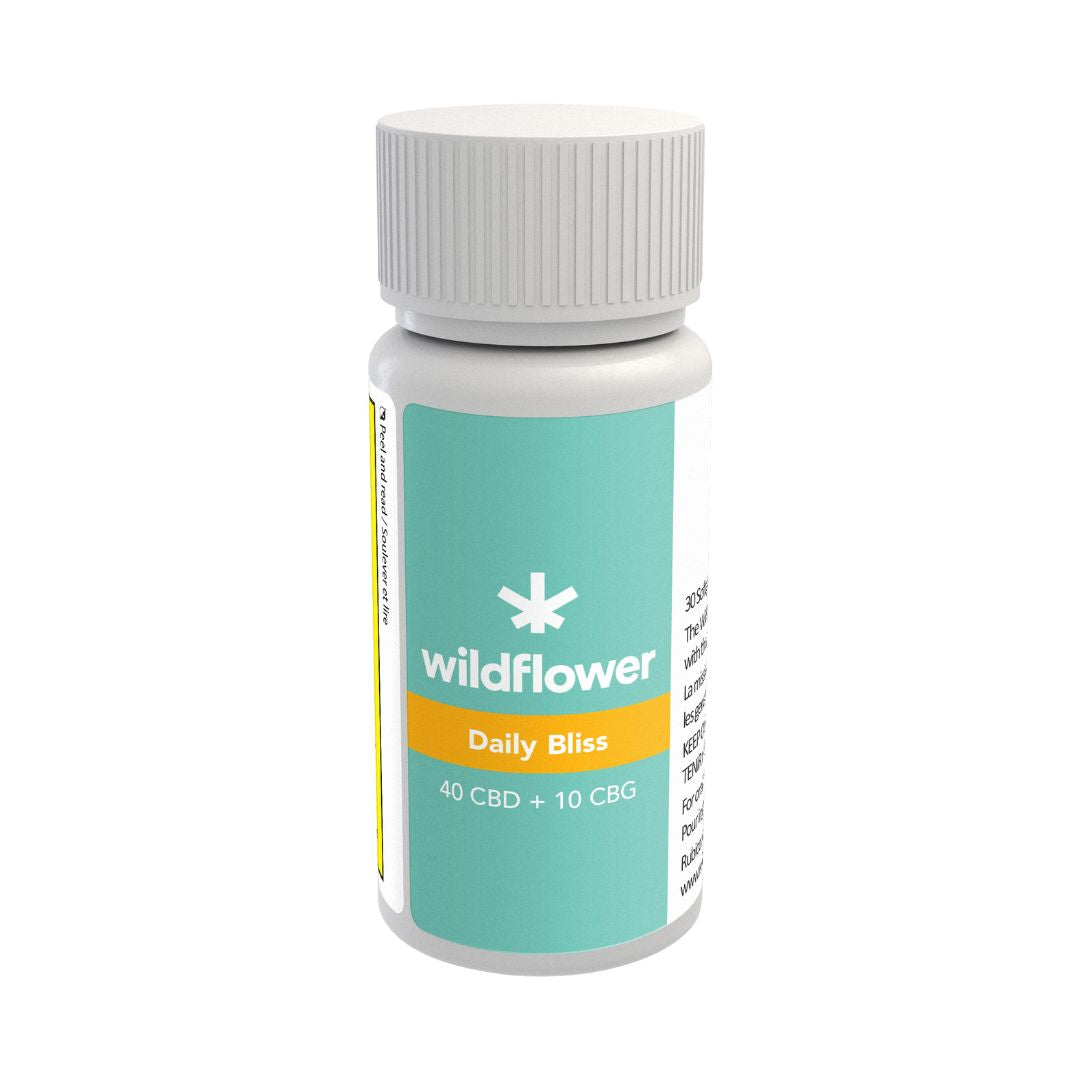 Daily Bliss CBD:CBG (40:10) Softgels-01