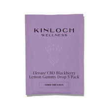 Load image into Gallery viewer, Elevate™- CBD Blackberry Lemon Gummy Drop-03