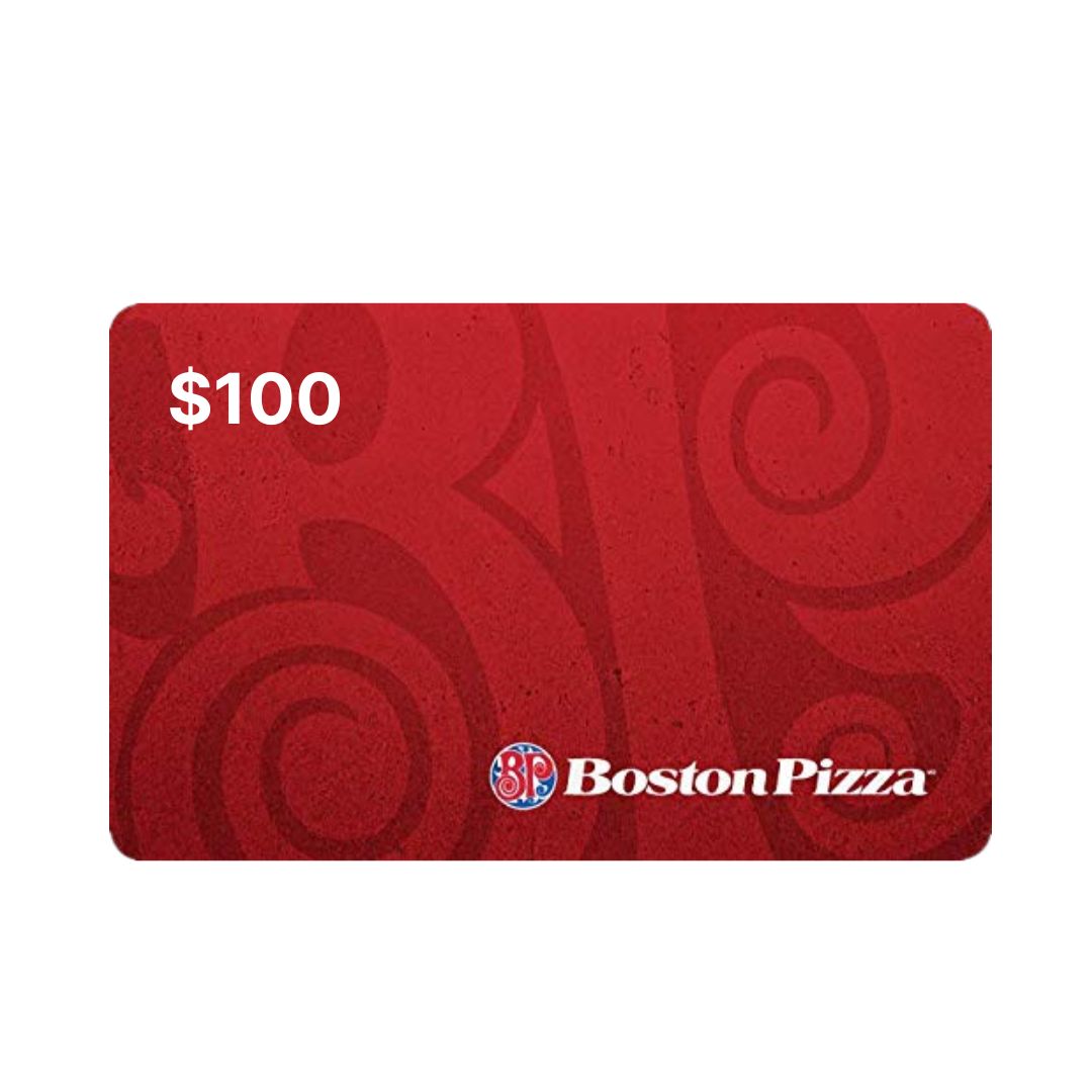 Boston Pizza $100 Gift Card