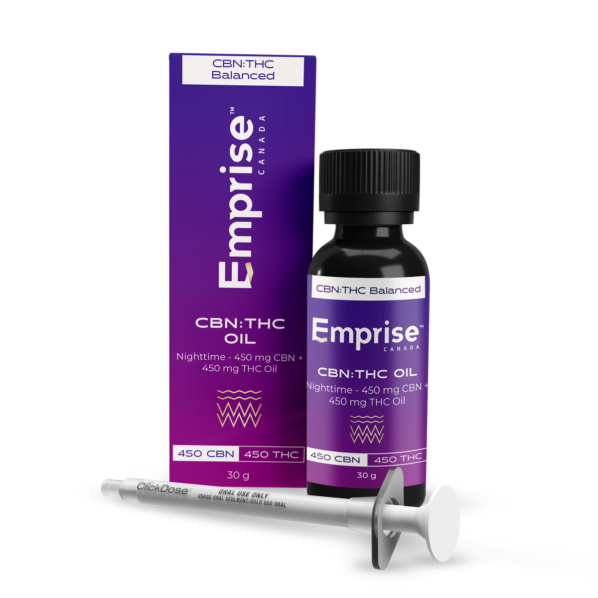 Nighttime - 450 mg CBN + 450 mg THC Oil-01