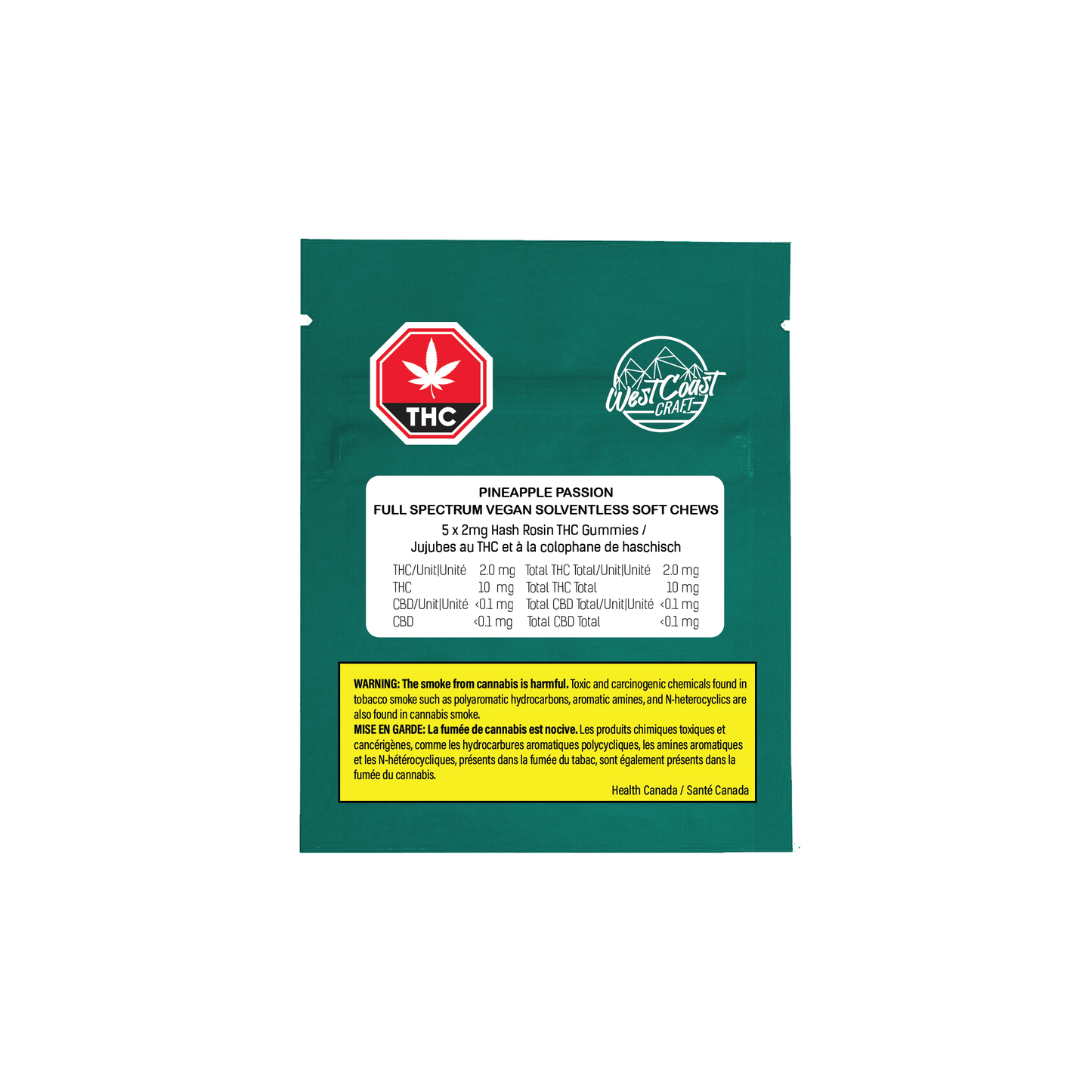 Pineapple Passion Solventless Vegan Soft Chews-02