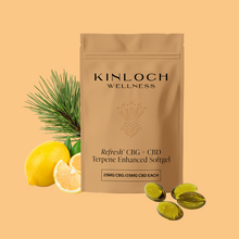 Load image into Gallery viewer, Refresh™ CBG + CBD Terpene Enhanced Softgels-02