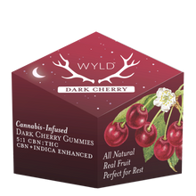 Charger l'image dans la galerie, Real Fruit Dark Cherry 5:1 CBN:THC Gummies-02