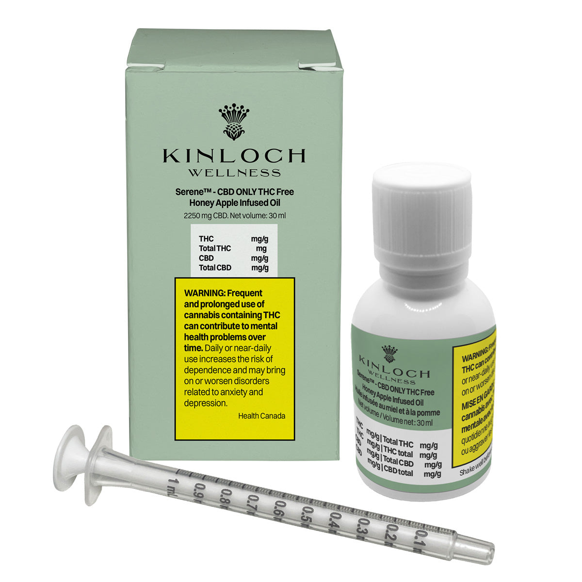 Serene™ - CBD ONLY THC Free Honey Apple Infused Oil-08