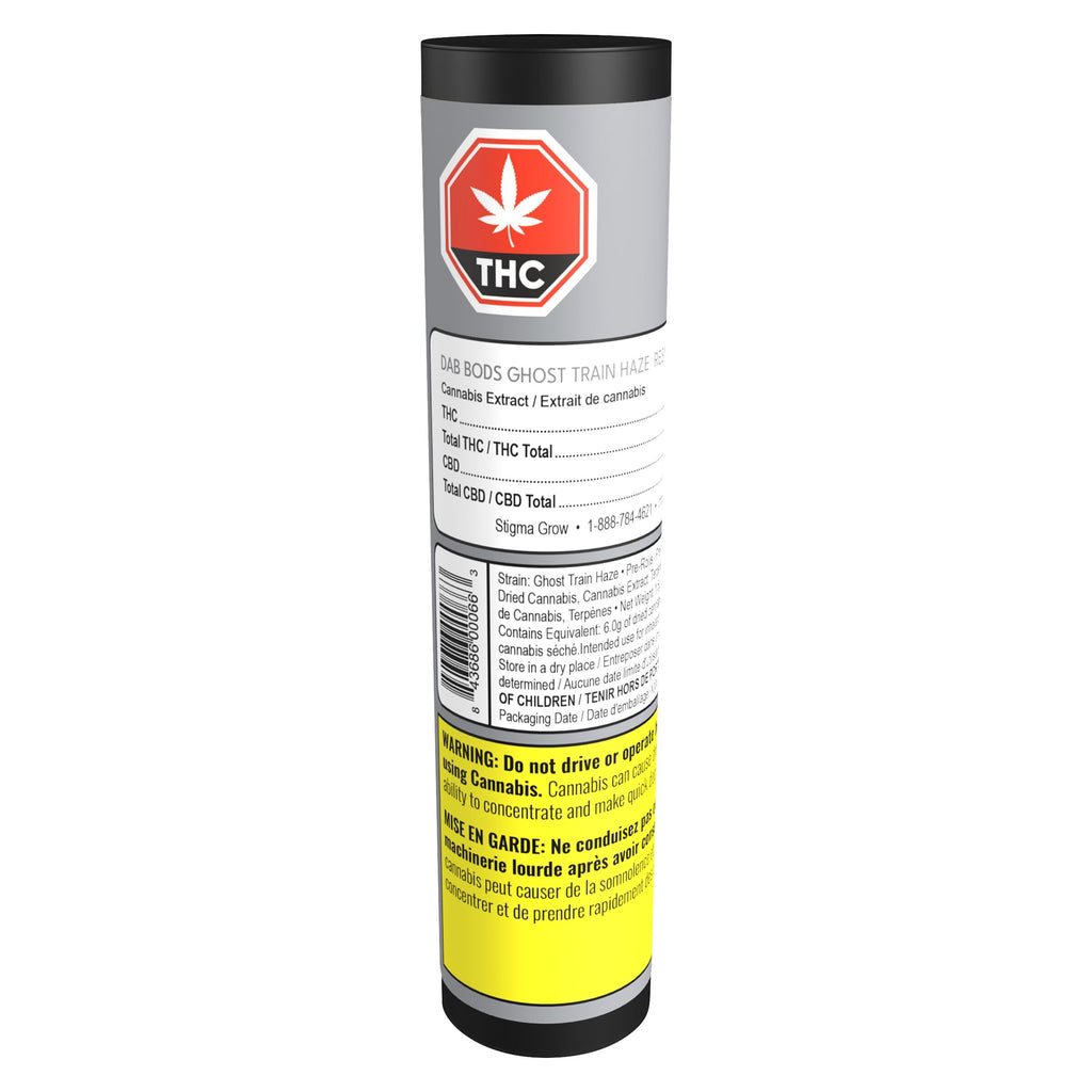 Dab Bods Ghost Train Haze Resin Infused Pre-Roll-02