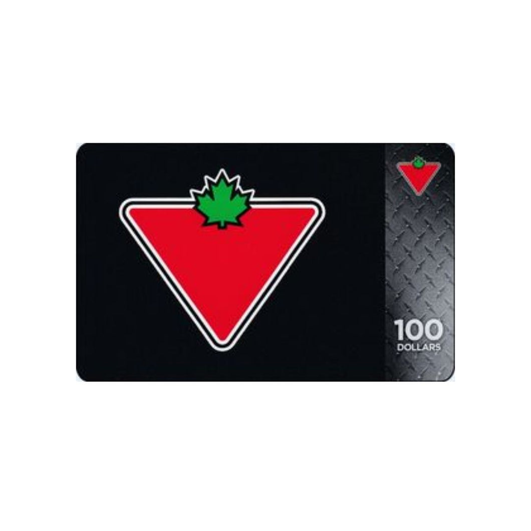 Canadian Tire $100 Gift Card