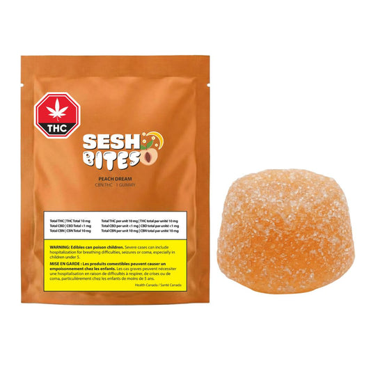 Peach Dream CBN:THC Gummy-01