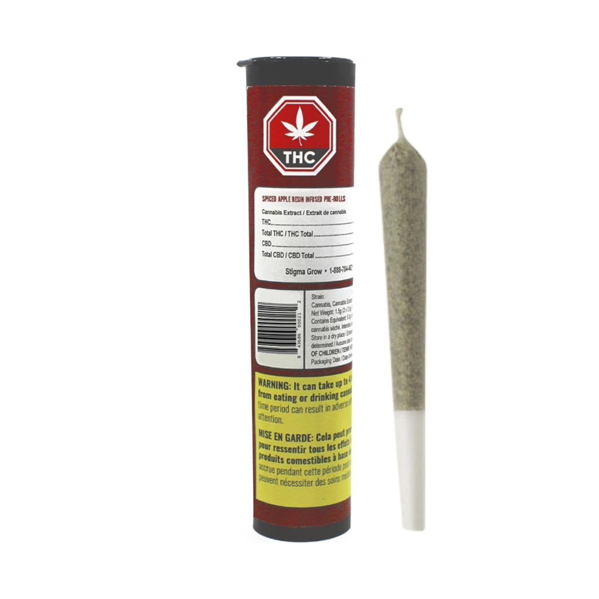 Dab Bods Apple Spice Resin Infused Pre-Roll-02