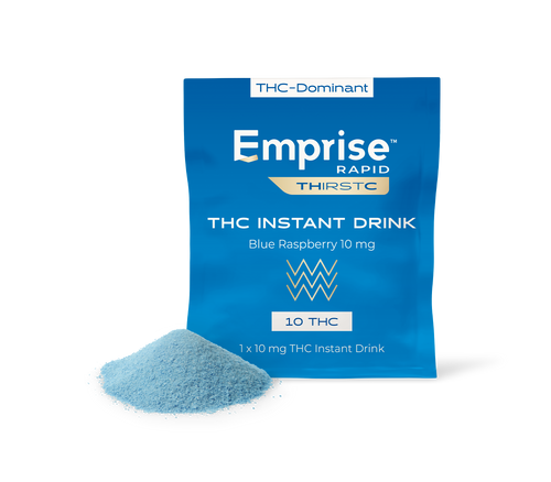 Blue Raspberry 10mg THC Instant Drink-01