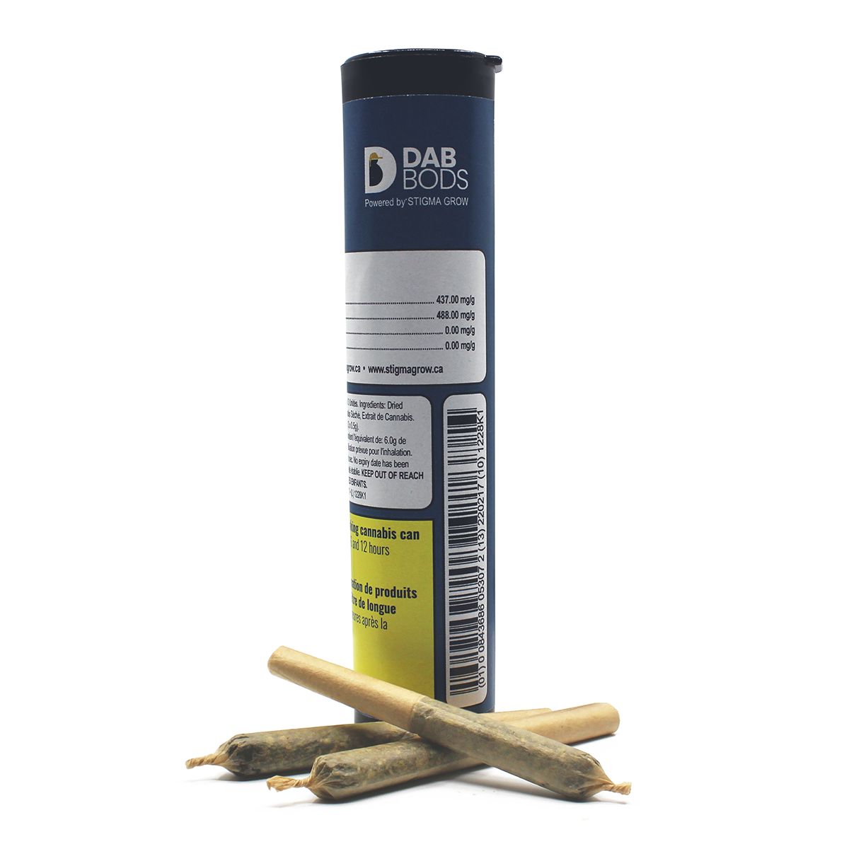 Dab Bods Blueberry Resin Infused Pre-Rolls-02