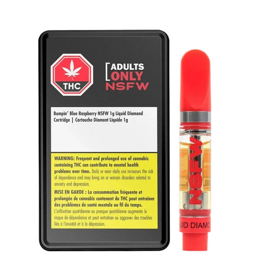 Bumpin' Blue Raspberry NSFW Liquid Diamond Cartridge-01