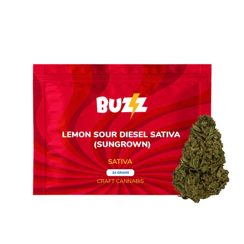 Lemon Sour Diesel Sativa (Sungrown)-01
