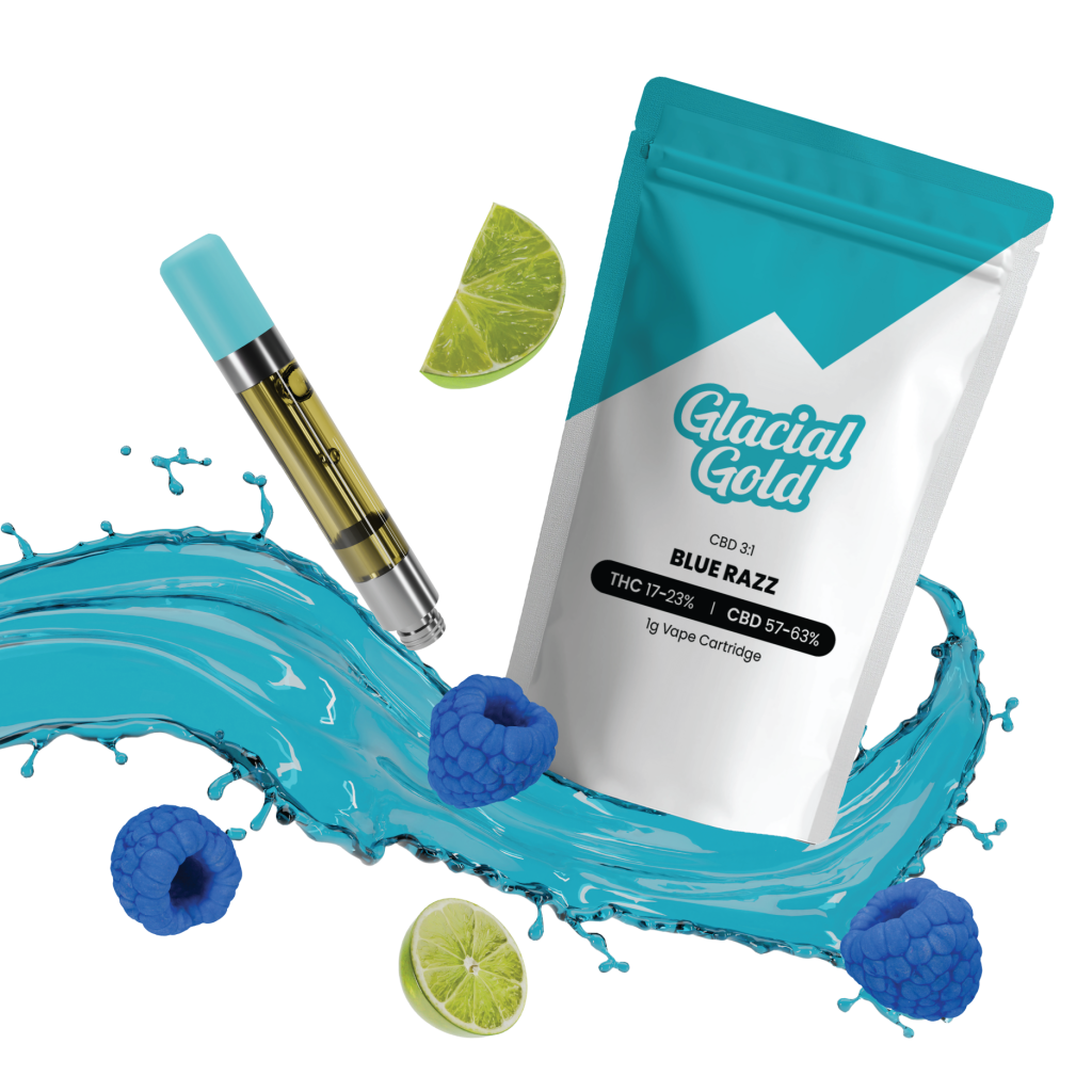 CBD 3:1 Blue Razz Vape Cart-01