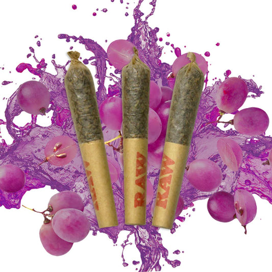 Dab Bods Grape Ape Resin Infused Pre-Rolls-01