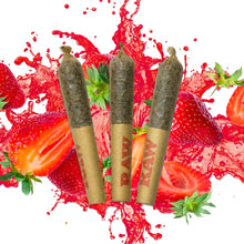Load image into Gallery viewer, Dab Bods Strawberry Freeze Resin Infused Pre-Rolls-01
