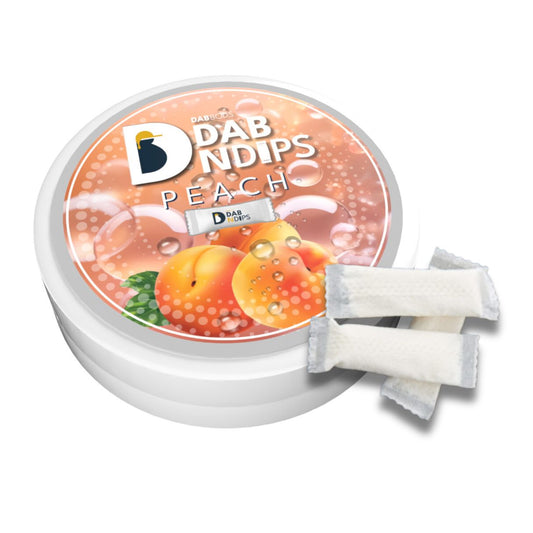 Dab N Dips Peach THC Pouches-01