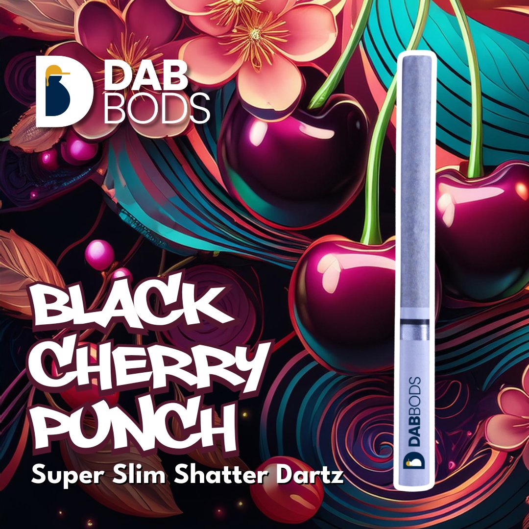 Dab Bods Black Cherry Punch Super Slim Shatter Dartz-01