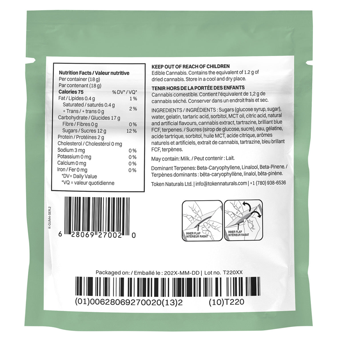 Serene™- CBD Green Apple Gummy Drop-010
