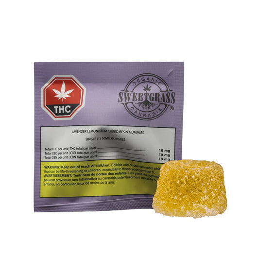 Lavender Lemon Balm 1:1:1 CBN Gummies-01