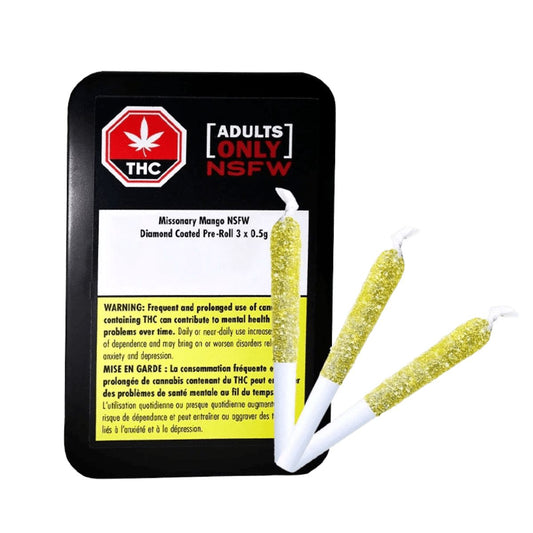 Missionary Mango NSFW Diamond Coated Infused Pre-Rolls-01