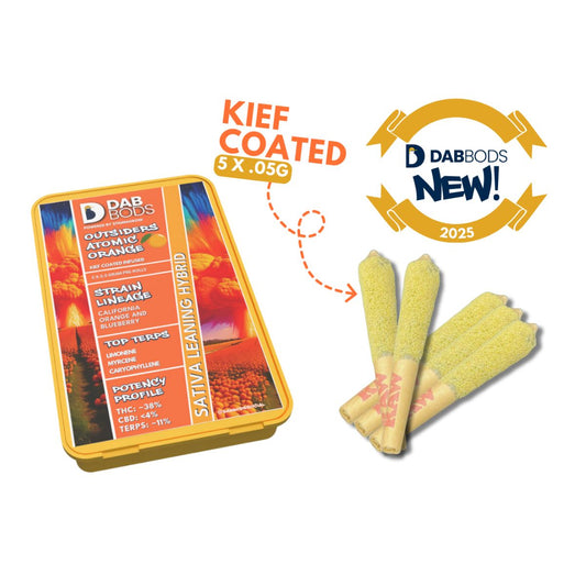 Dab Bods Outsiders Atomic Orange Infused Pre-Rolls-01