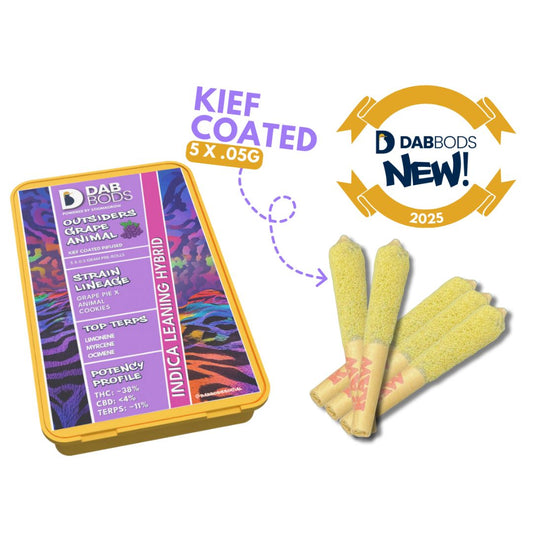 Dab Bods Outsiders Grape Animal Infused Pre-Rolls-01
