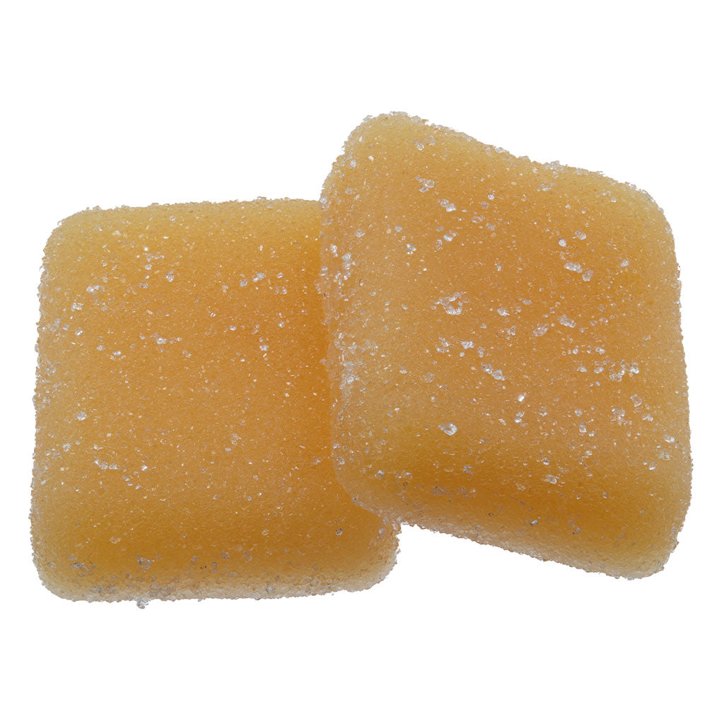 Real Fruit Peach 5:1 CBD:THC Gummies-02