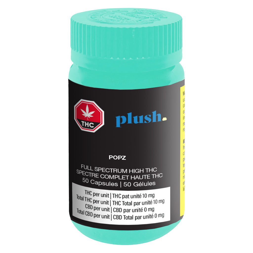 Popz Full Spectrum High THC 50 Caps-01