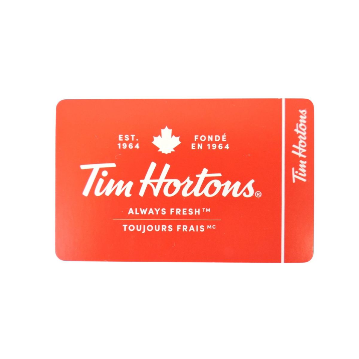 Tim Horton's $100 Gift Card
