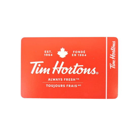 Tim Horton's $100 Gift Card