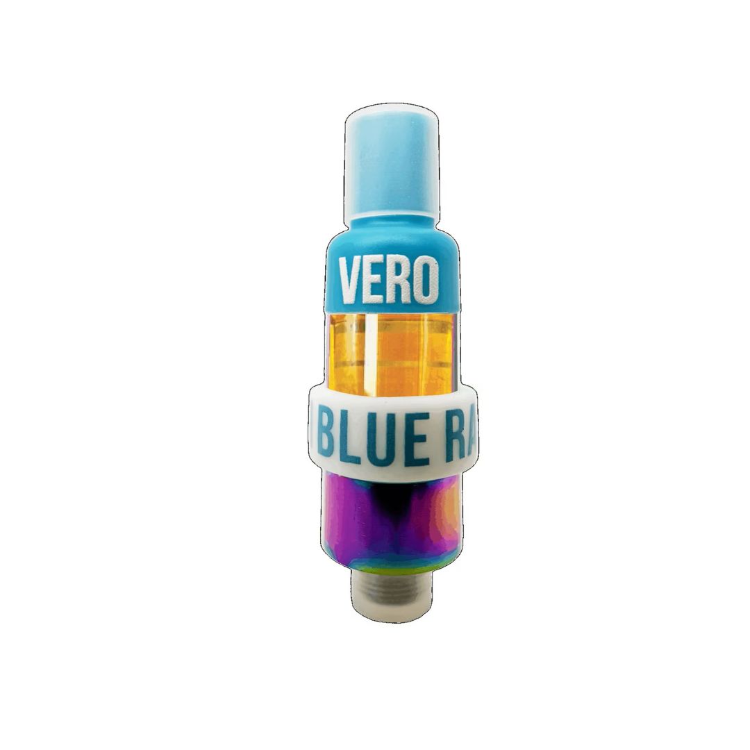 Bussin Blue Razz Live Liquid Diamond POSTLESS Vape Cart-01