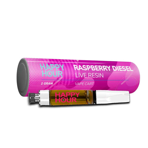 Raspberry Diesel Live Resin Vape Cart-01