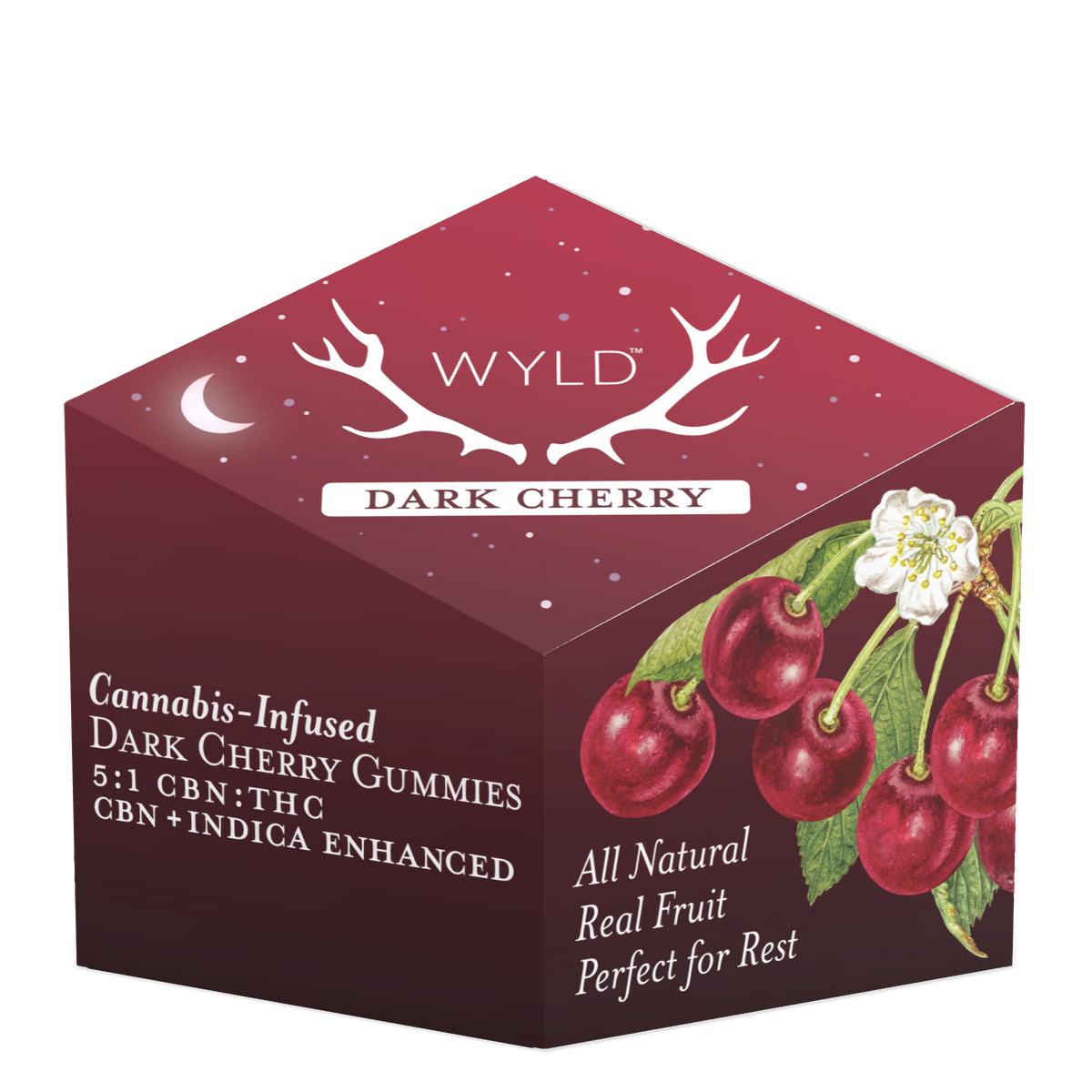 Real Fruit Dark Cherry 5:1 CBN:THC Gummies-02