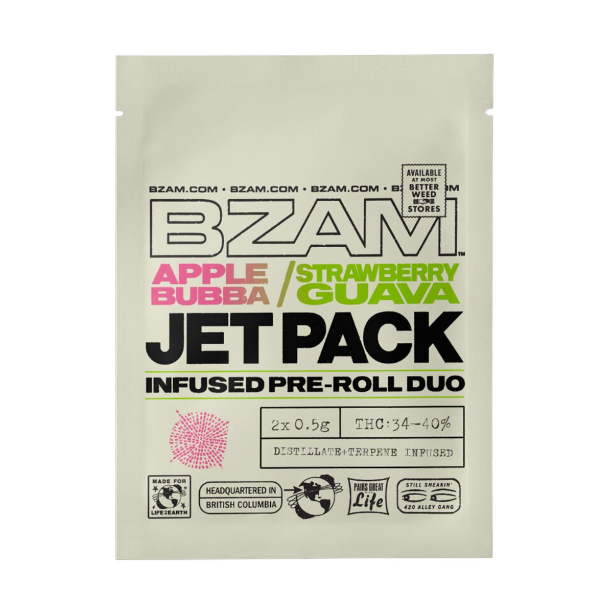 Apple Bubba x Strawberry Guava Jet Pack Infused Pre-Rolls-02