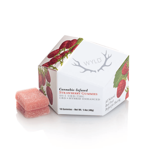 Strawberry 20:1 CBD:THC Gummies-01