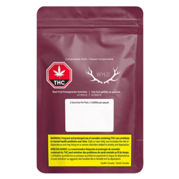 Real Fruit Pomegranate 1:1 THC:CBD Gummies-02