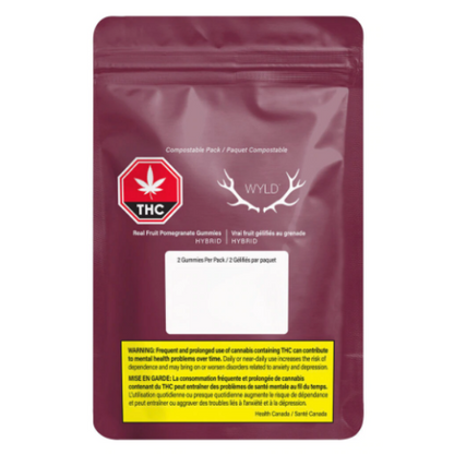 Real Fruit Pomegranate 1:1 THC:CBD Gummies-02