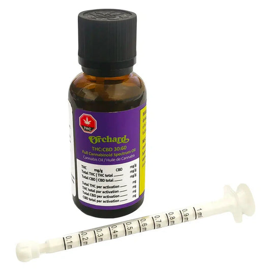 THC:CBD 30:60 Full Cannabinoid Spectrum Oil-01
