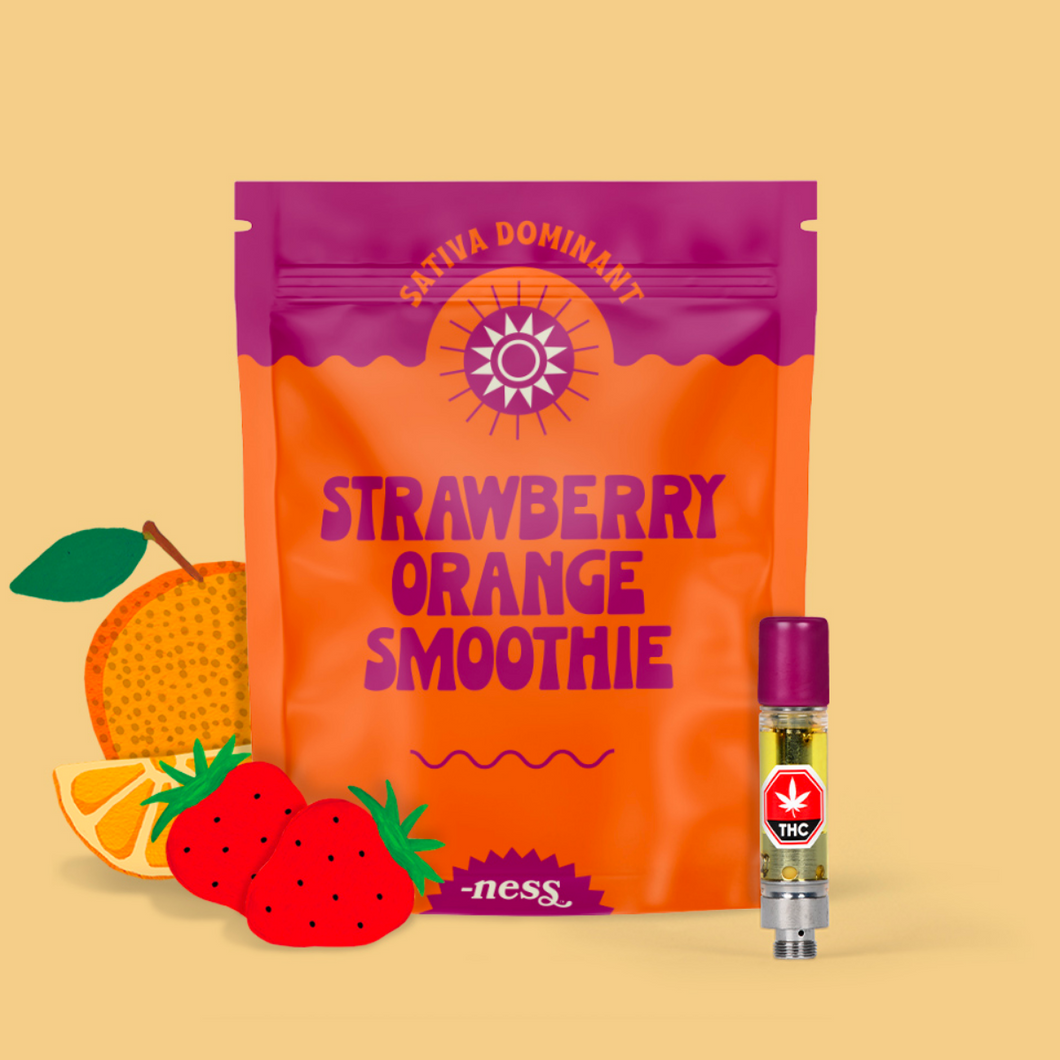 Strawberry Orange Smoothie Vape Cartridge-01