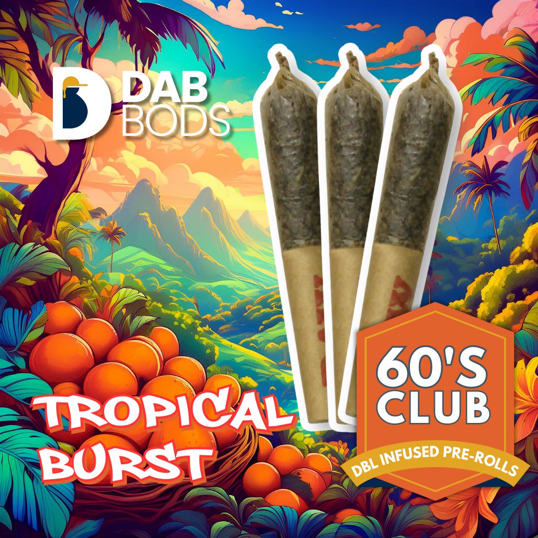 Tropical Burst 60's+ Dbl Infused Pre-Rolls-01